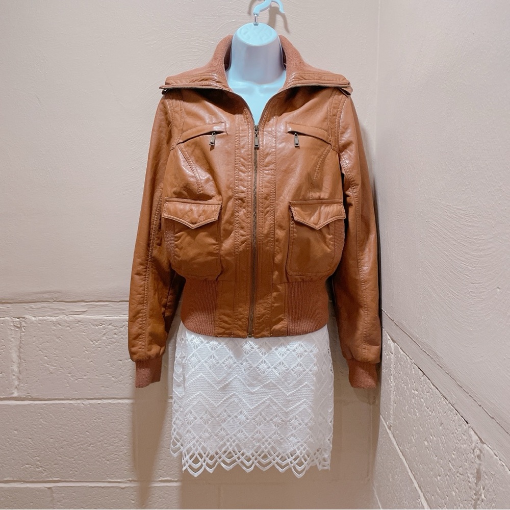 Jou Jou size L Women's Leather Jacket